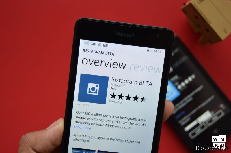 Windows Phone 8.1 лишилась официального приложения Instagram